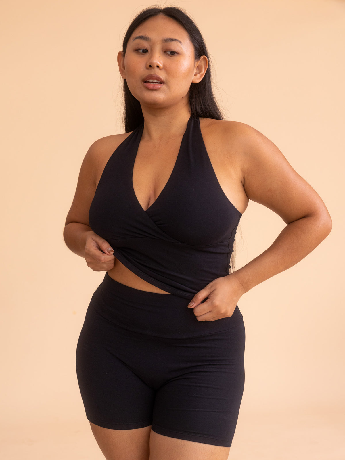 Long Serpent Top  - Black Onyx