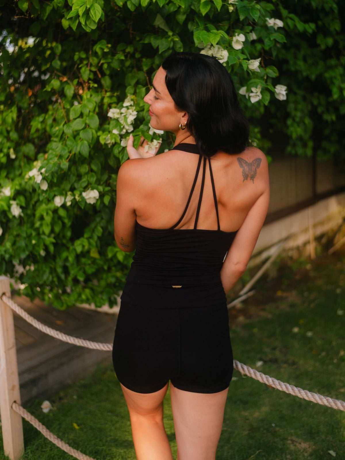 Long Serpent Top  - Black Onyx