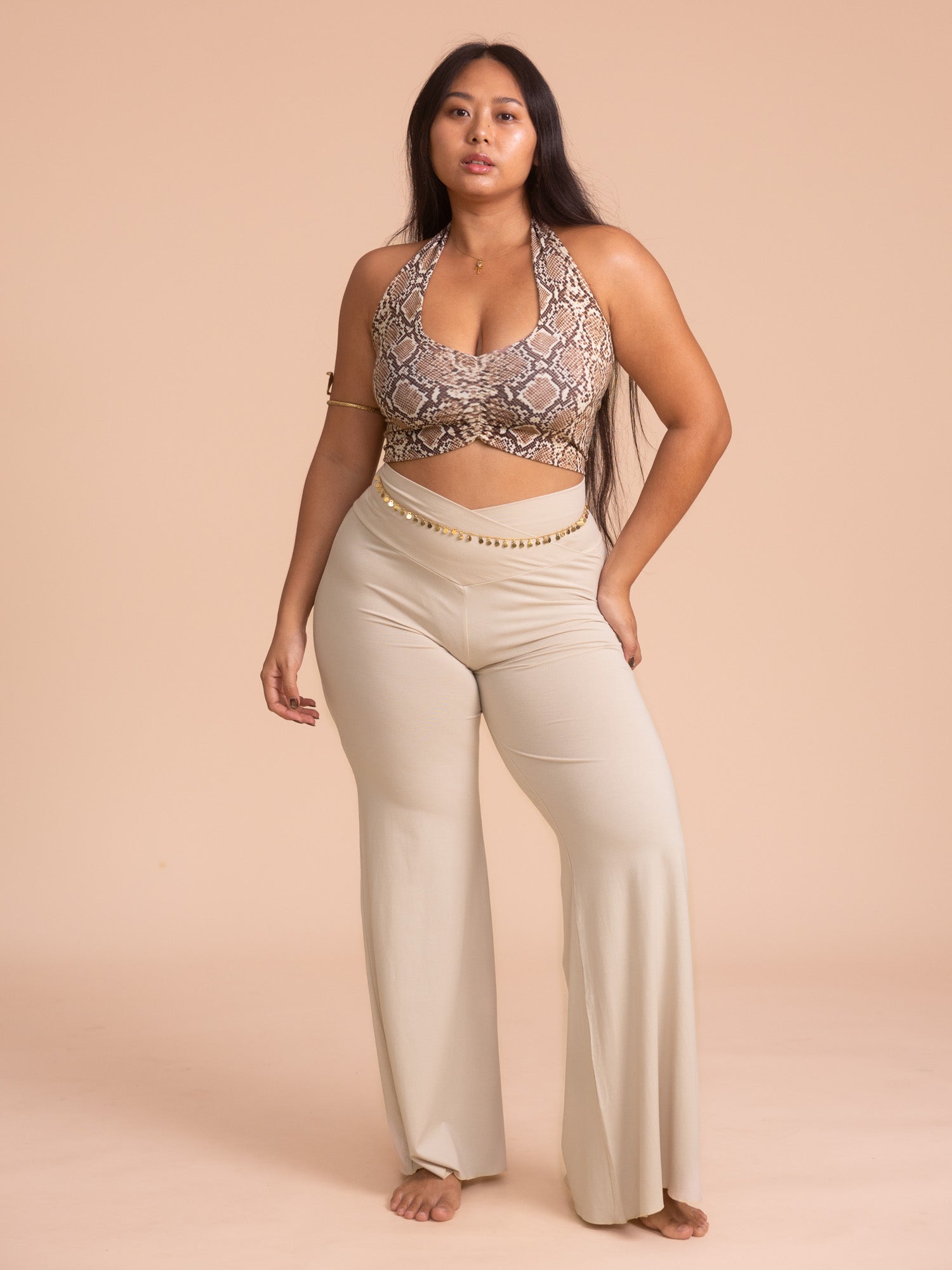 Nalu Top (3-Way) - Organic Snake Print