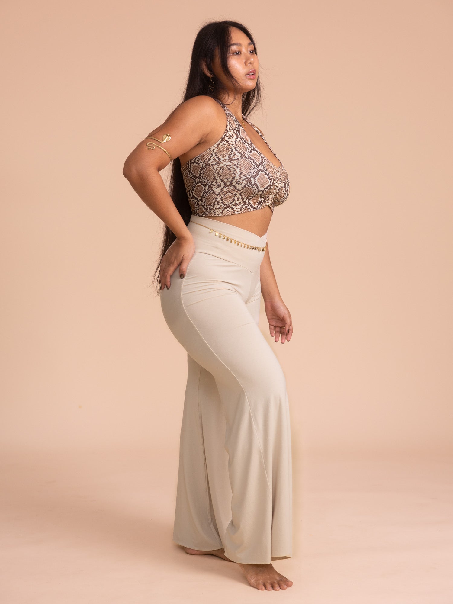 Nalu Top (3-Way) - Organic Snake Print