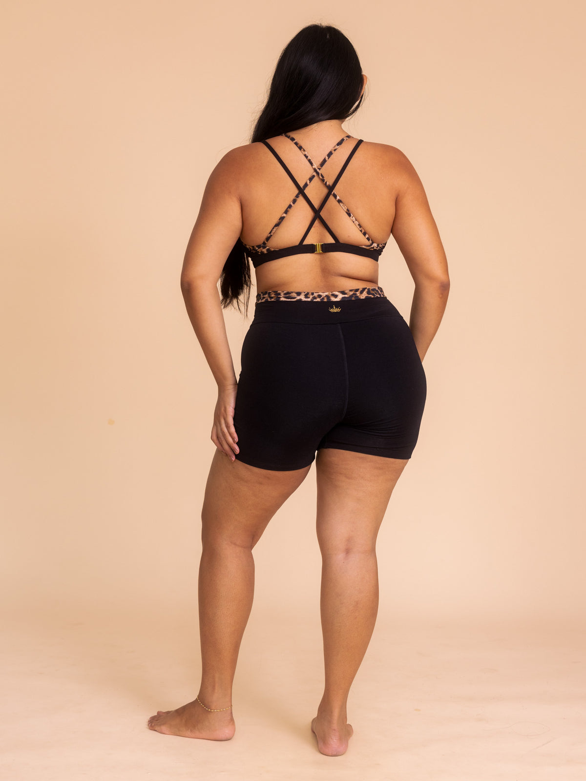 Nova Short - Black Onyx / Leopard