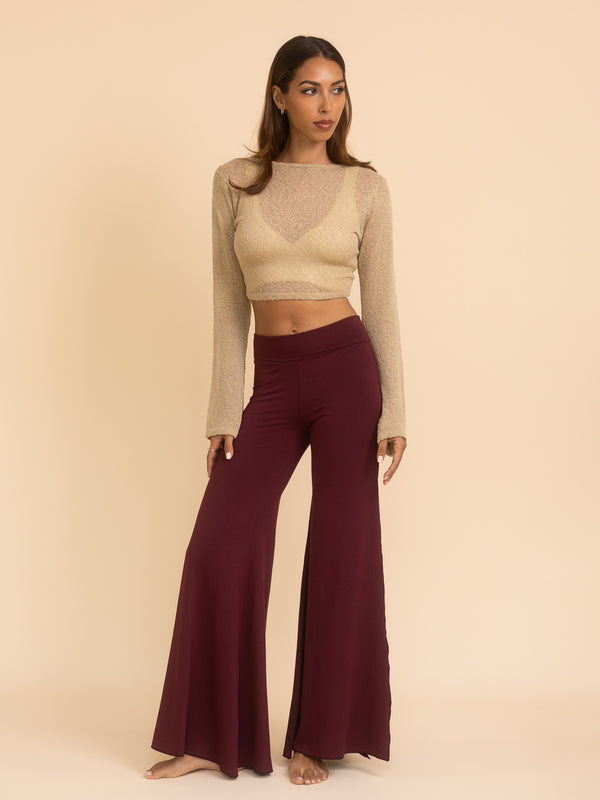 Olivia Knit Top (4-Way) - Ancient Sand