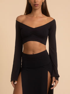 Persephone Top - Black Onyx