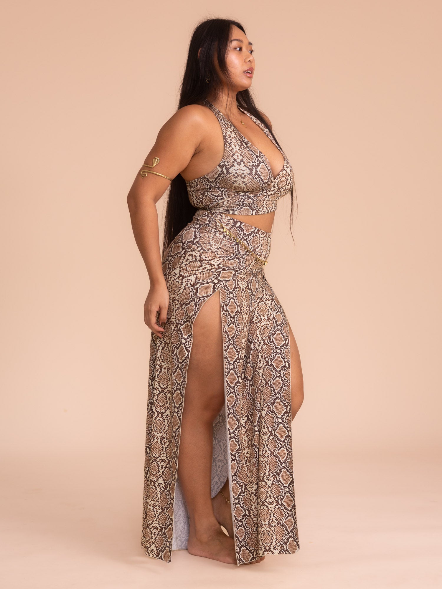 Serpent Top (5-Way) - Organic Snake Print