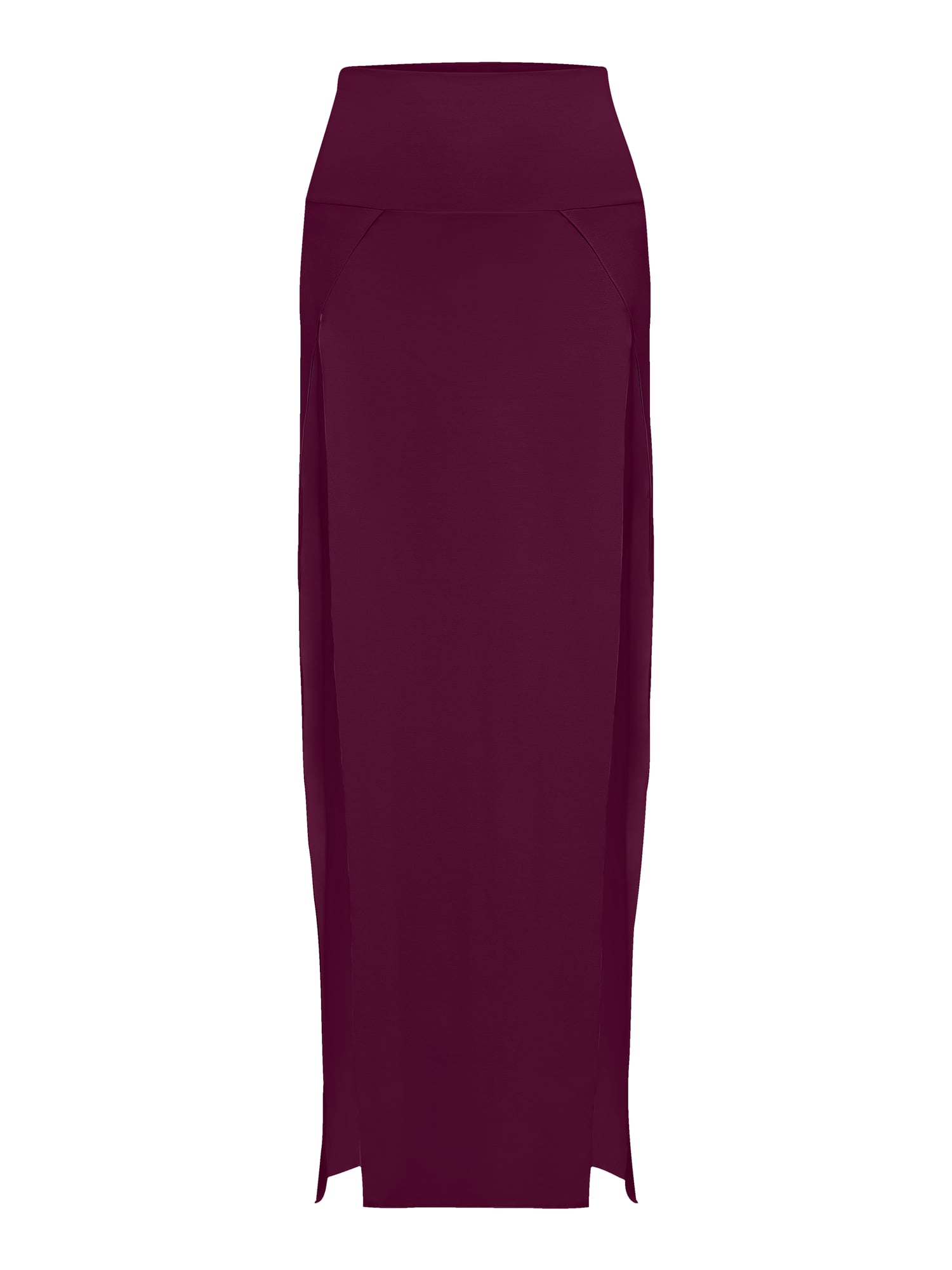 Cleopatra Slit Skirt - Amethyst Purple