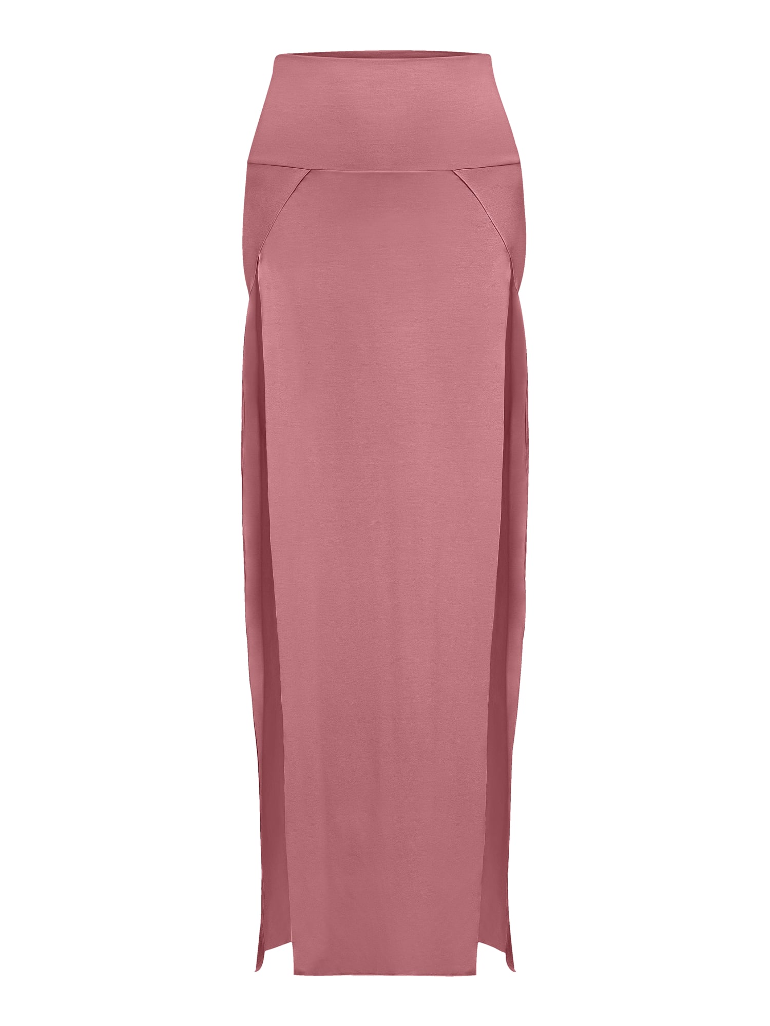 Cleopatra Slit Skirt - Dusty Rose