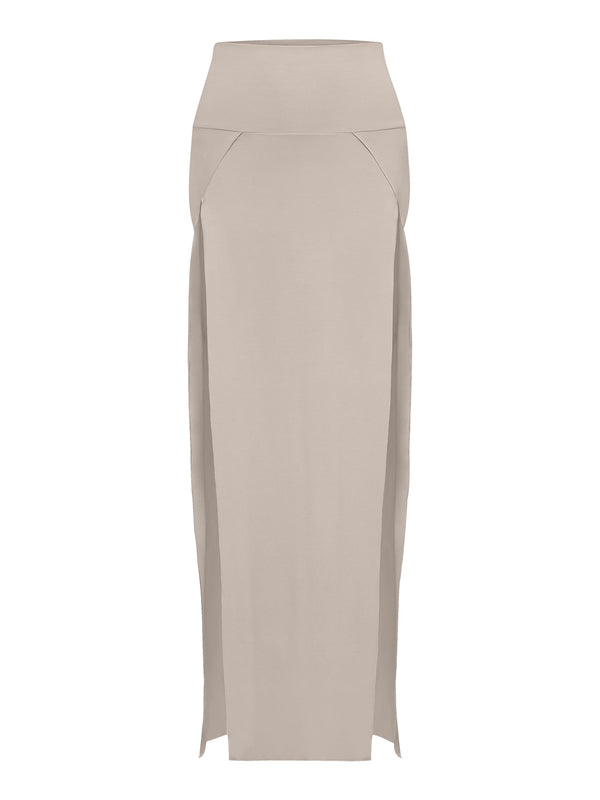 Cleopatra Slit Skirt - Egyptian Sand