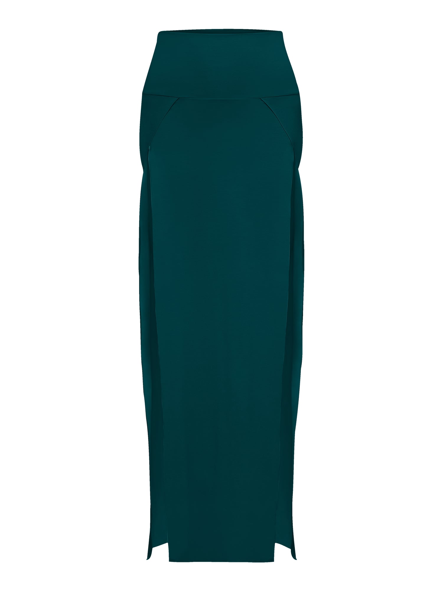 Cleopatra Slit Skirt - Malachite