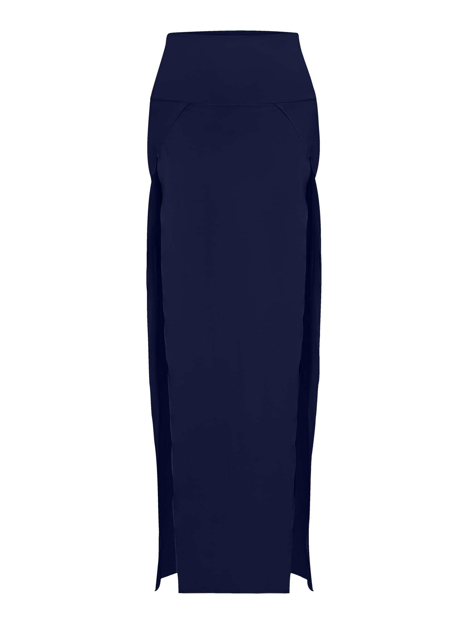 Cleopatra Slit Skirt - Midnight Blue
