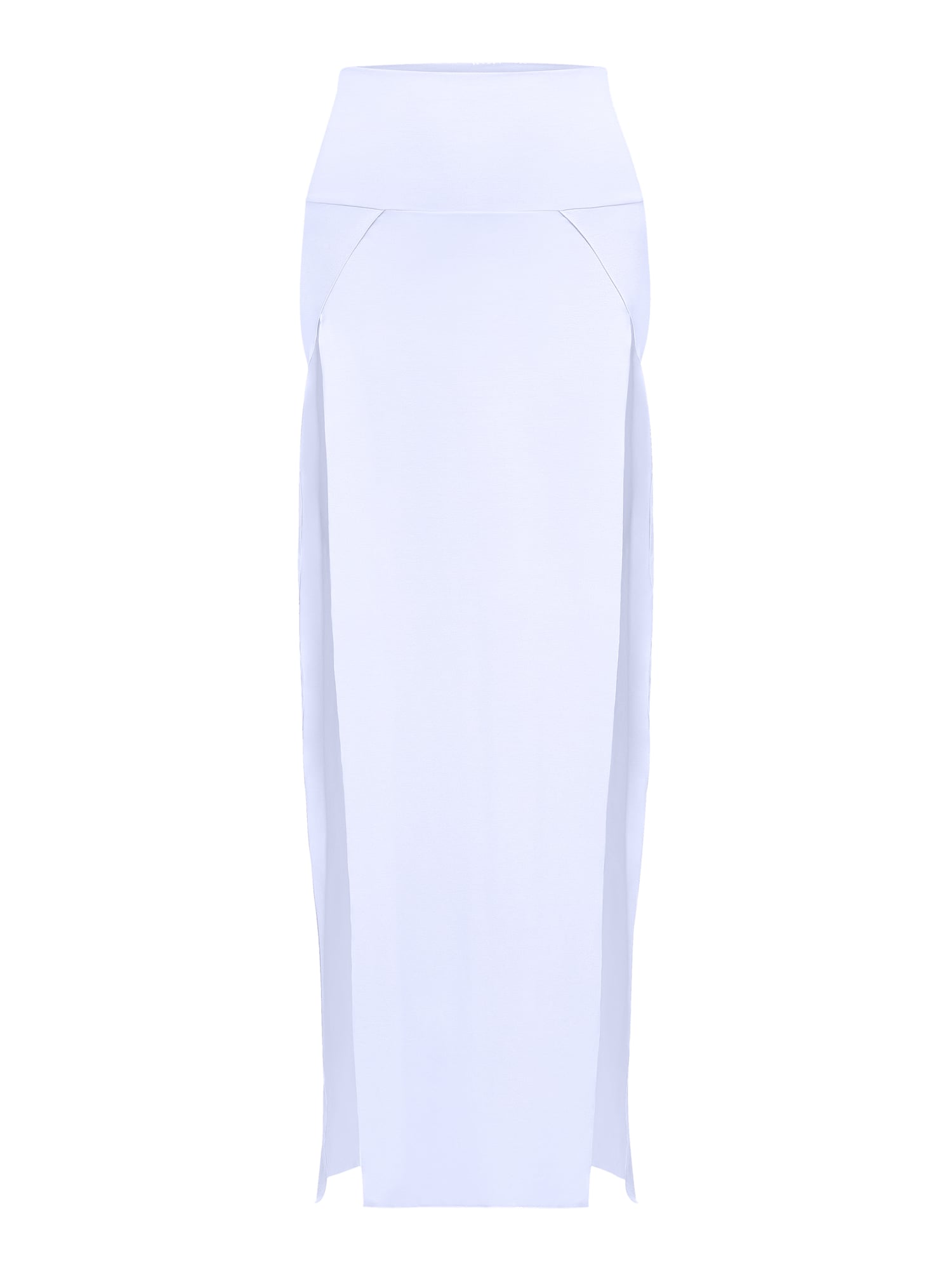 Cleopatra Slit Skirt - White Quartz