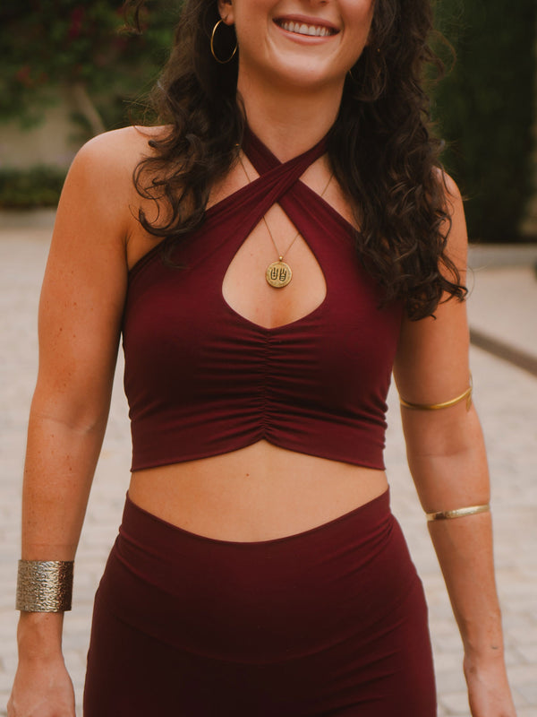 Nalu Top (3-Way) - Cherry Stone