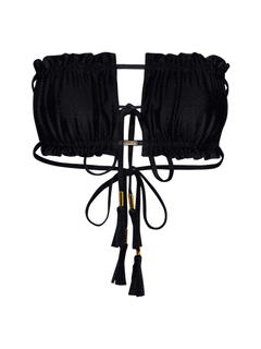 Penelope Bikini Top (4-Way) - Black Onyx