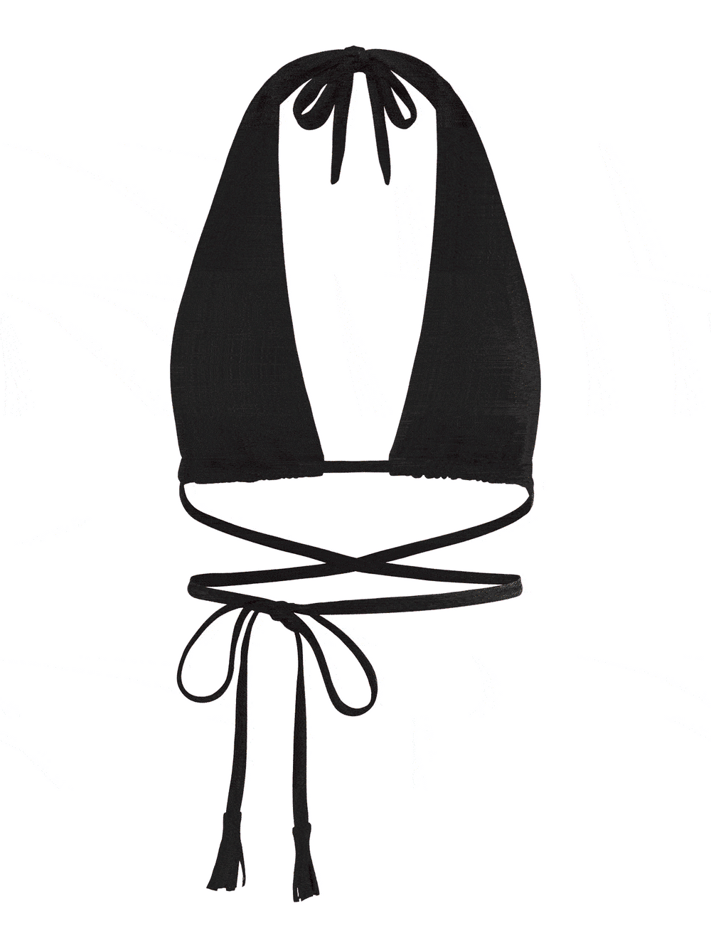 Solara Bikini Top (8-Way) - Black